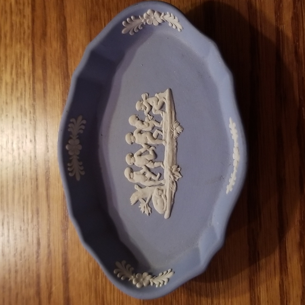 Wedgwood Pale Blue Trinket Tray